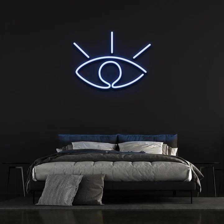 EYE - LED NEON SIGN-Neonsigns-60 x 120 cm-Blue-Neon Brothers