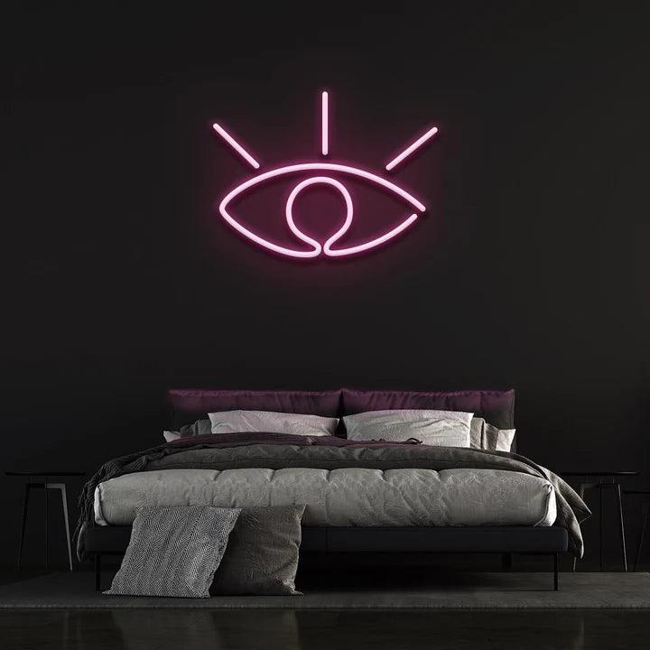 EYE - LED NEON SIGN-Neonsigns-60 x 120 cm-Pink-Neon Brothers