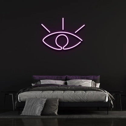 EYE - LED NEON SIGN-Neonsigns-60 x 120 cm-Purple-Neon Brothers