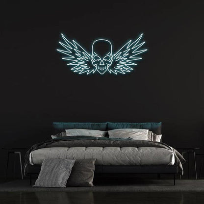 FLYING SKULL - LED NEON SIGN-Neonsigns-Neon Brothers