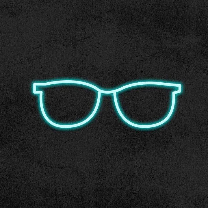 Glasses - LED Neon Sign-Neonsigns-45 x 105 cm-Ice Blue-Neon Brothers