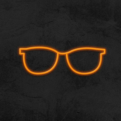 Glasses - LED Neon Sign-Neonsigns-45 x 105 cm-Orange-Neon Brothers