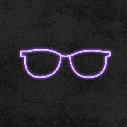 Glasses - LED Neon Sign-Neonsigns-45 x 105 cm-Purple-Neon Brothers