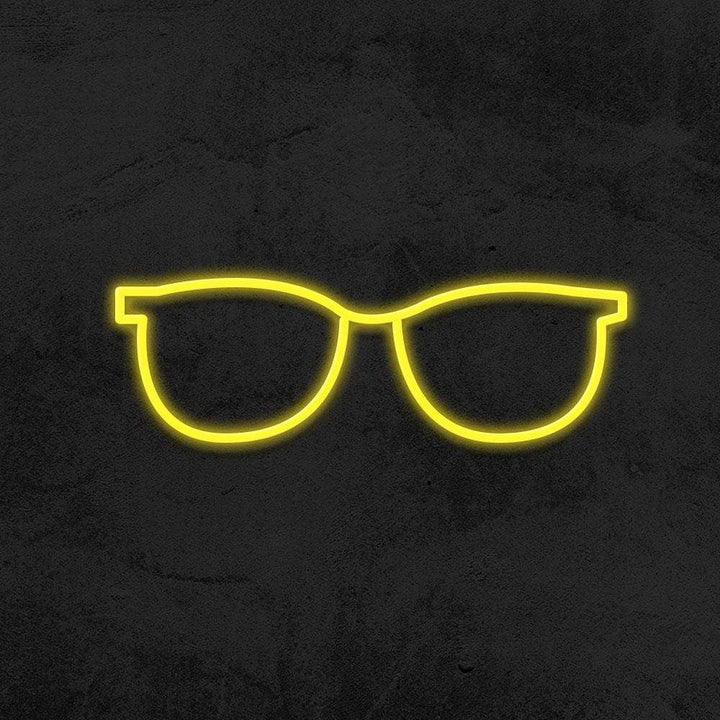 Glasses - LED Neon Sign-Neonsigns-45 x 105 cm-Yellow-Neon Brothers