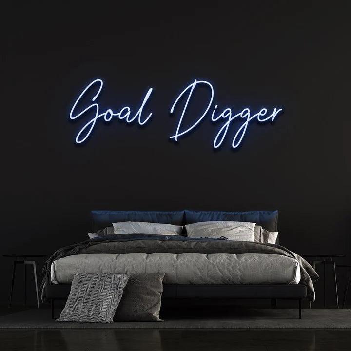 GOAL DIGGER NEON SIGN-Neonsigns-Blue-45 x 90 cm-No-Neon Brothers