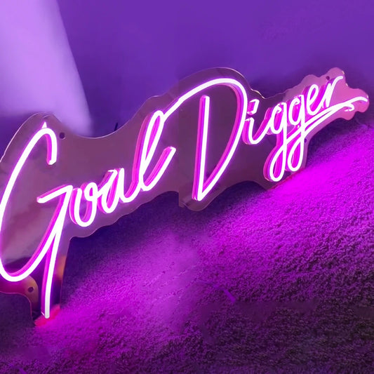 GOAL DIGGER LED NEON SIGN