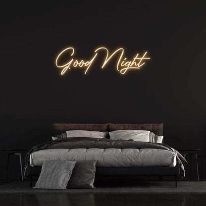 GOOD NIGHT - LED NEON SIGN-Neonsigns-45 x 90 cm-Orange-Neon Brothers