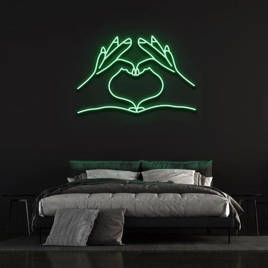 HEART HANDS - LED NEON SIGN-Neonsigns-Neon Brothers