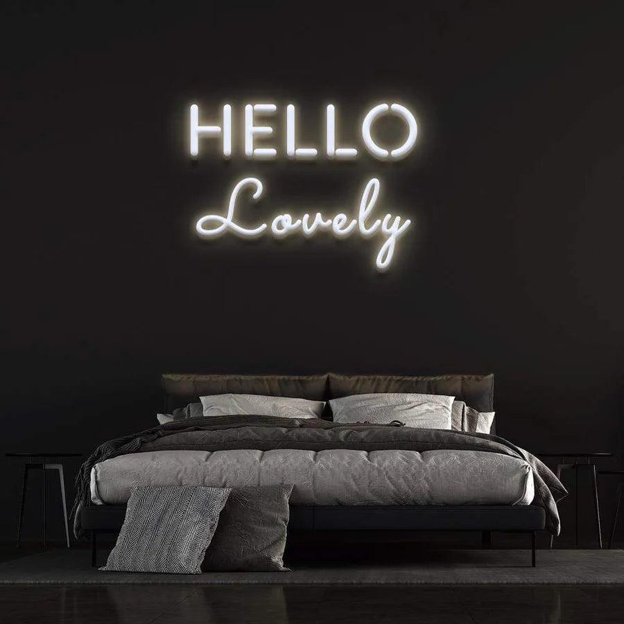 'hello lovely ' Neon Sign-Neonsigns-Neon Brothers