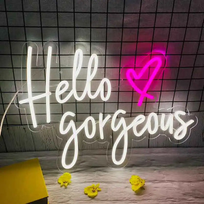 Image of "Hello Gorgeous" Warm whtie