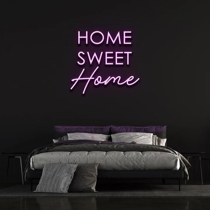 HOME SWEET HOME - LED NEON SIGN-Neonsigns-45 x 90 cm-Purple-Neon Brothers