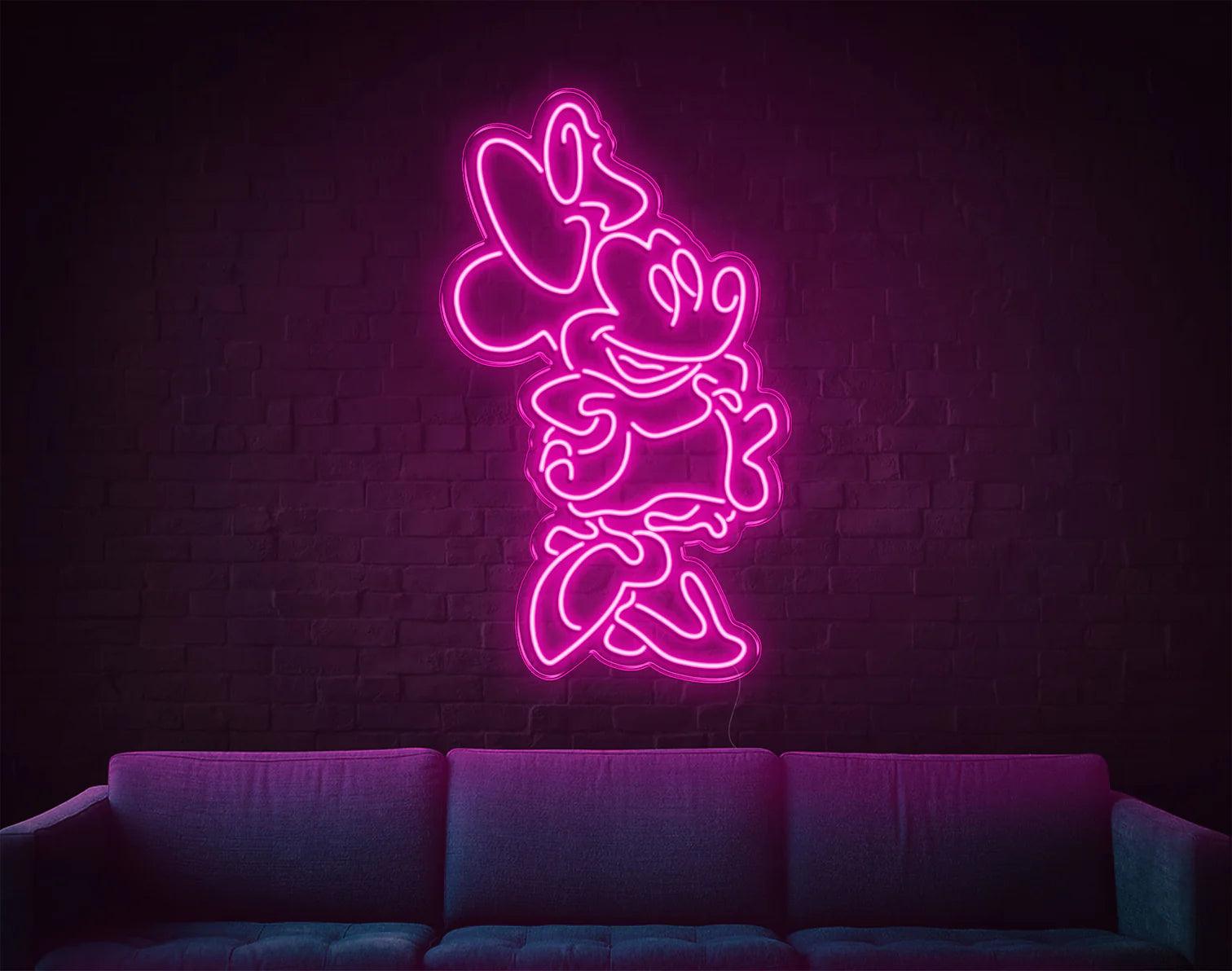 Mini Mouse LED Neon Sign!-Neonsigns-45 x 105 cm-Hot Pink-Indoor-Neon Brothers