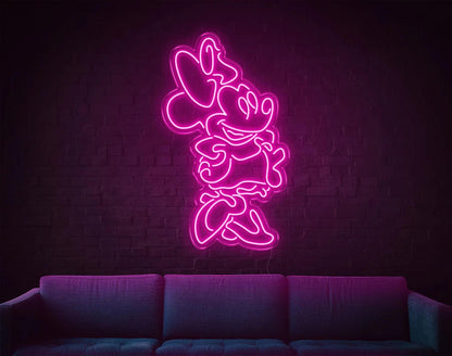 Mini Mouse LED Neon Sign!-Neonsigns-45 x 105 cm-Hot Pink-Indoor-Neon Brothers