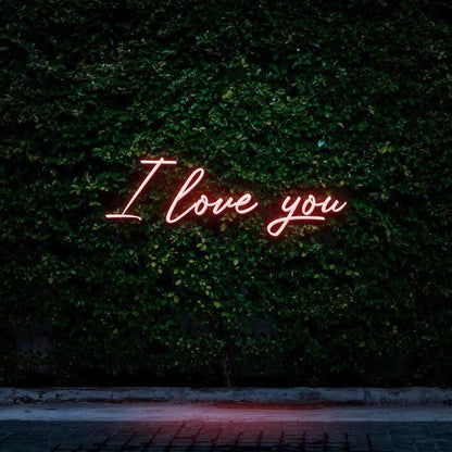 I LOVE YOU - LED NEON SIGN-Neonsigns-Red-Neon Brothers