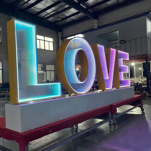 Infinity Mirror Salon Sign Sydney NSW - Neon Brothers