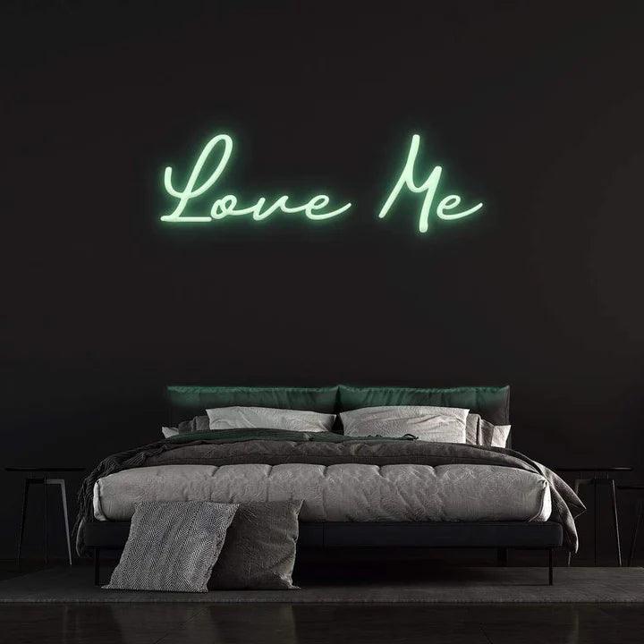 LOVE ME - LED NEON SIGN-Neonsigns-45 x 105 cm-Green-Neon Brothers