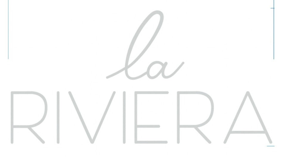La Riviera Acrylic Neon Sign – Premium Grade 63cm x 120cm