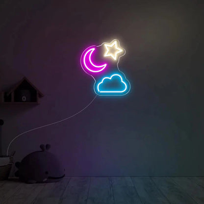 MINI SPACE SKY LED NEON SIGN!-Neonsigns-45 x 90 cm-Multi-Neon Brothers