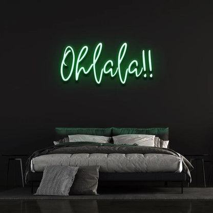 OHLALA!! - LED NEON SIGN-Neonsigns-Green-45 x 90 cm-Neon Brothers