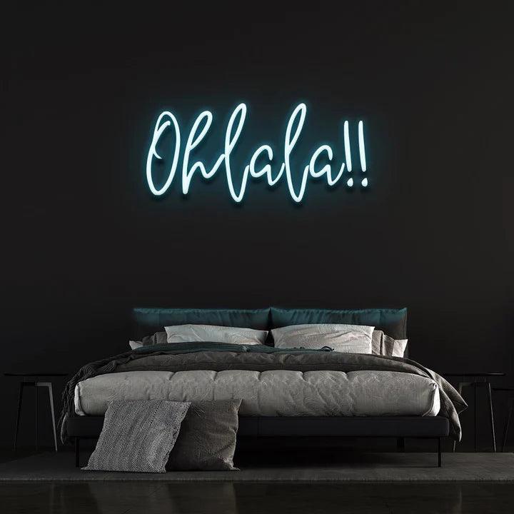 OHLALA!! - LED NEON SIGN-Neonsigns-Ice Blue-45 x 90 cm-Neon Brothers