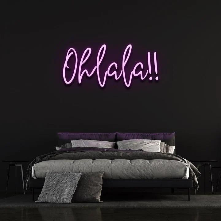 OHLALA!! - LED NEON SIGN-Neonsigns-Purple-45 x 90 cm-Neon Brothers