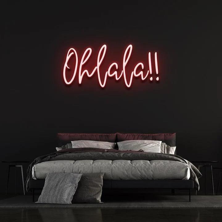 OHLALA!! - LED NEON SIGN-Neonsigns-Red-45 x 90 cm-Neon Brothers