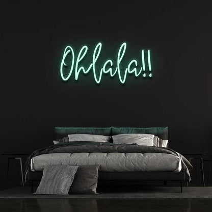 OHLALA!! - LED NEON SIGN-Neonsigns-Teal-45 x 90 cm-Neon Brothers