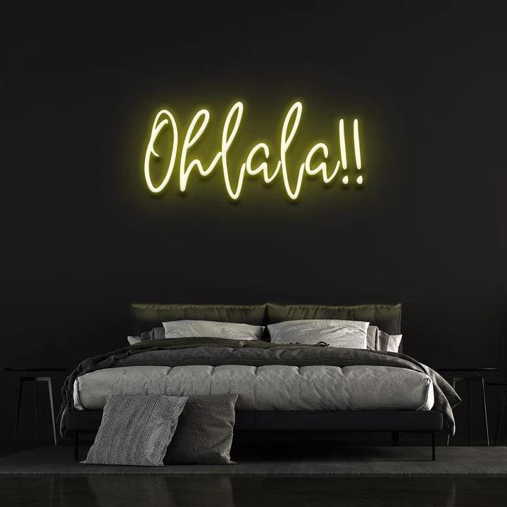 OHLALA!! - LED NEON SIGN-Neonsigns-Yellow-45 x 90 cm-Neon Brothers