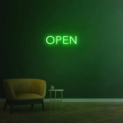 Open - LED Neon Sign-Neonsigns-Green-60 x 60 cm-Neon Brothers