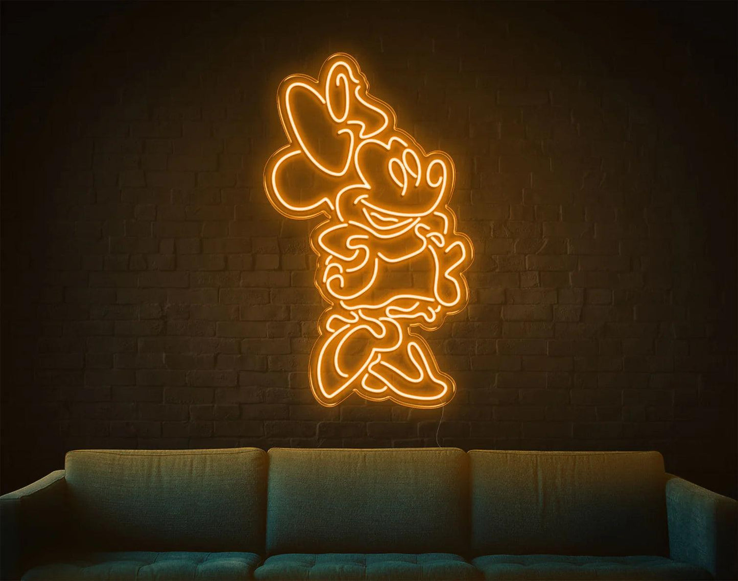 Mini Mouse LED Neon Sign!-Neonsigns-45 x 105 cm-Orange-Indoor-Neon Brothers