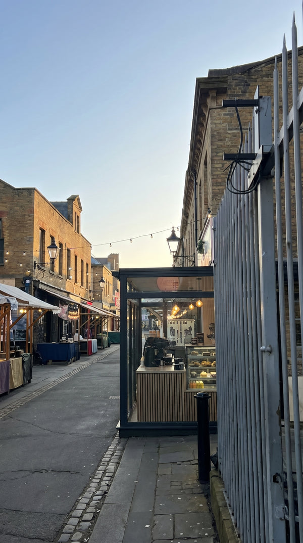 Aura Xpresso shopfront before lightbox sign Perth WA - Neon Brothers