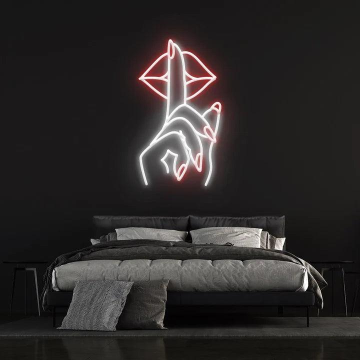 SHUSH LED NEON SIGN-Neonsigns-Pink-Neon Brothers