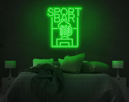 SPORT BAR LED NEON SIGN!-Neonsigns-45 x 90 cm-Green-Neon Brothers