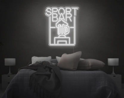 SPORT BAR LED NEON SIGN!-Neonsigns-45 x 90 cm-White-Neon Brothers