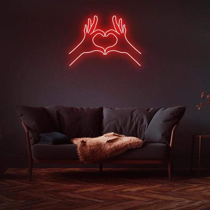 SPREAD LOVE NEON SIGN-Neonsigns-Red-45 x 90 cm-No-Neon Brothers