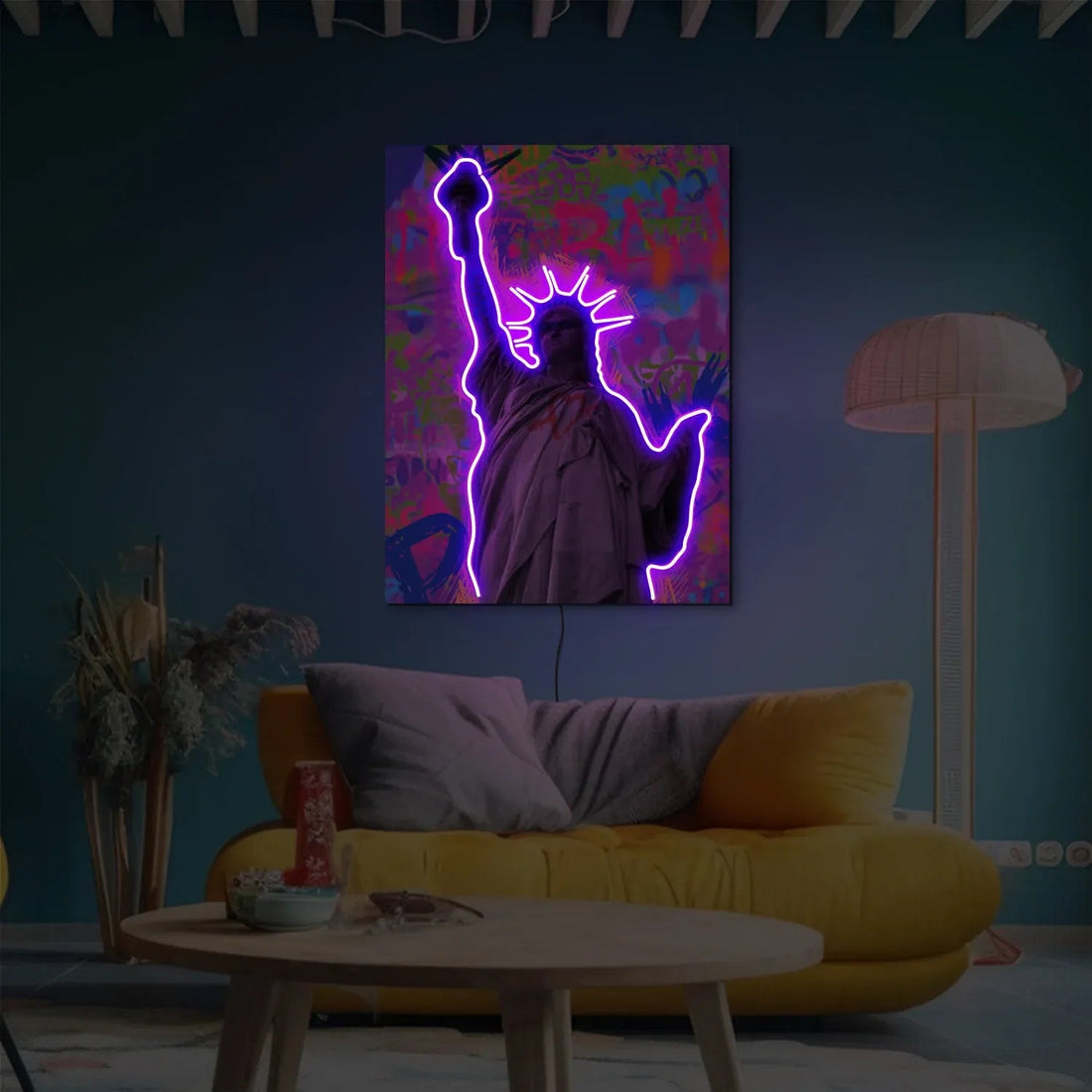 Statue of Liberty Neon Art – LED Freedom Sign for Modern & Pop Art Decor - Neon Brothers