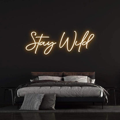 Stay Wild - LED Neon Sign-Neonsigns-45 x 90 cm-Orange-Neon Brothers