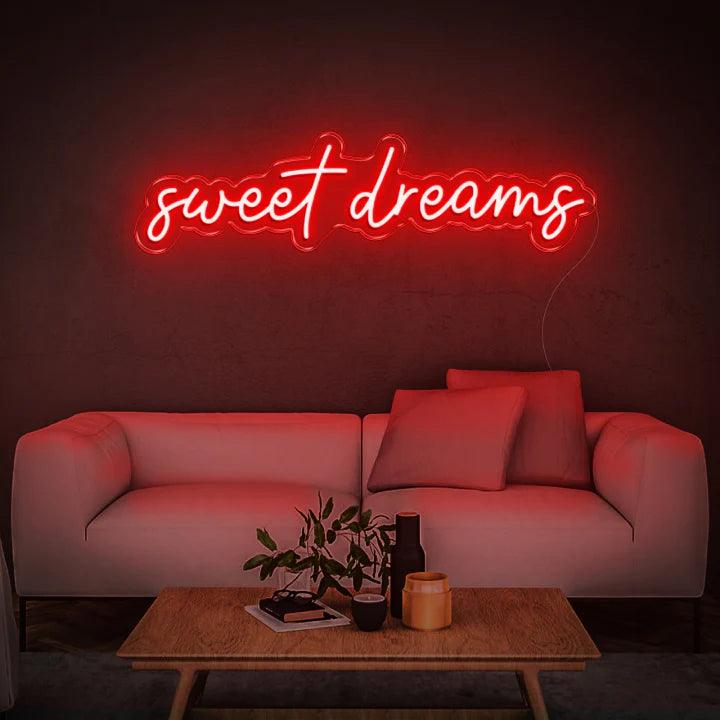 SWEET DREAMS - LED NEON SIGN-Neonsigns-45 x 90 cm-Red-Neon Brothers