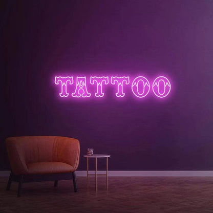 Tattoo - LED Neon Sign-Neonsigns-45 x 90 cm-Pink-Neon Brothers