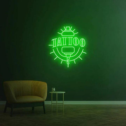 TATTOO SIGNAGE -AV LED NEON SIGN-Neonsigns-45 x 90 cm-Green-Neon Brothers