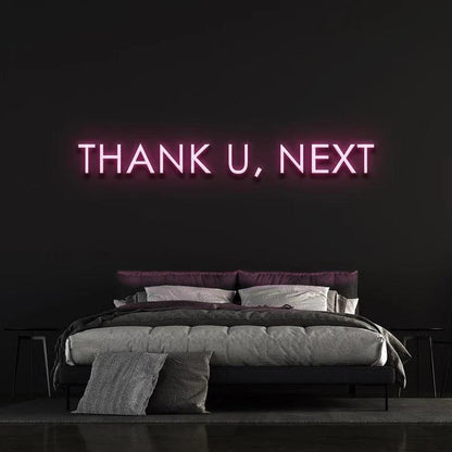 THANK U, NEXT - LED NEON SIGN-Neonsigns-45 x 90 cm-Pink-Neon Brothers