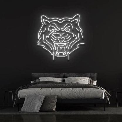 TIGER - LED NEON SIGN-Neonsigns-45 x 90 cm-White-Neon Brothers