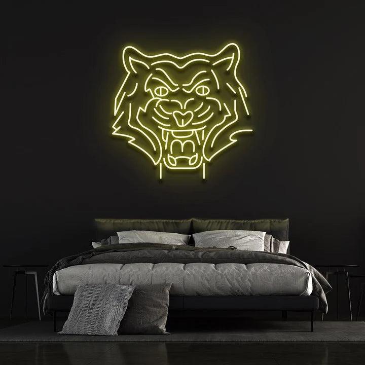 TIGER - LED NEON SIGN-Neonsigns-45 x 90 cm-Yellow-Neon Brothers