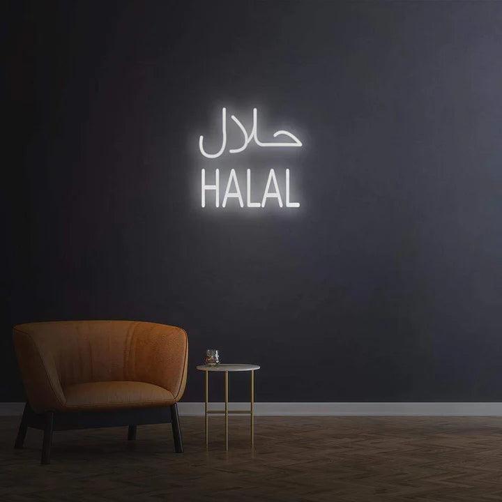 " Halal " - LED Neon Sign